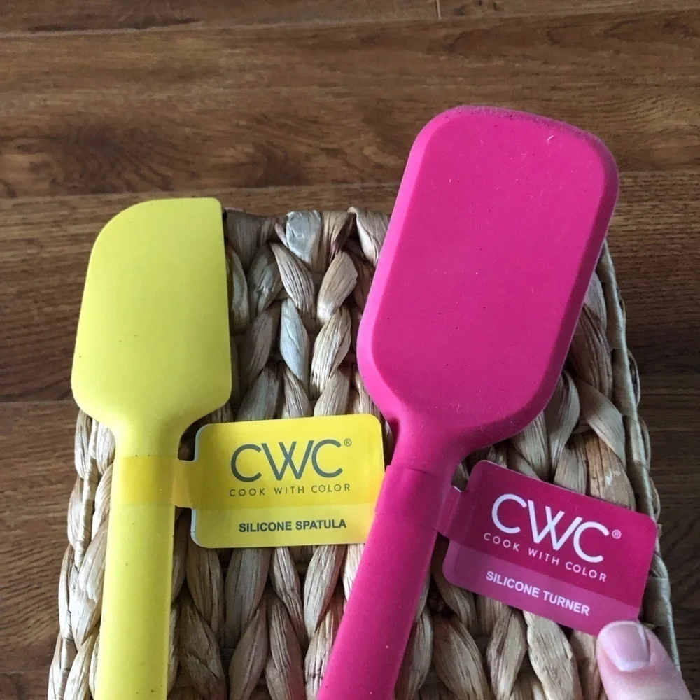 Cook with Color Silicone spatula and turner set